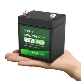 Eryy Yd1206 12v 6ah Lifepo4 Battery Lithium Batteries With 8a Bms 4000 Cycles