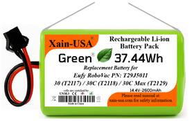 Eufy Robovac Replacement Battery T29j5011 2600mah Li-ion For Models 30 / 30c Max