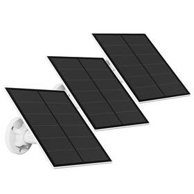 Everexceed B0f9kl7jxy 5w Solar Panel For Security Camera Usb Rechargeable Battery Charger 3-pack