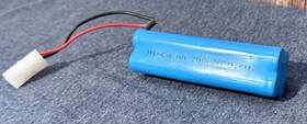 Exell Battery 816481025452 9.6v 700mah Custom Nicd With 6.0 Inch 18awg Wires For Exit Signs Lighting