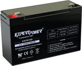 Expertpower 445005774779 6v 10ah Sealed Lead Acid Sla Battery With F1 Terminal