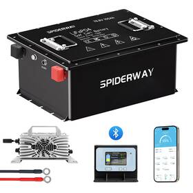 Ezsunsway 72v105ah G 72v 105ah Golf Cart Lifepo4 Lithium Bluetooth Battery 200a Bms Monitor Charger