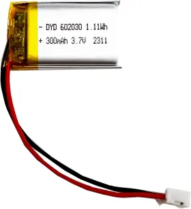 602030 Fithood 445013939979 3.7v Battery 300mah Lithium Polymer Rechargeable With Jst 602030 Fithood 445013939979 3.7v Battery 300mah Lithium Polymer Rechargeable With Jst