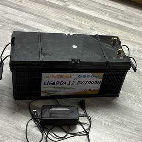 Fllyrower Yd12-200 Lifepo4 12.8v 200ah Lithium Iron Phosphate Battery Yd12 200