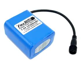 Fl10200-18650c2s3pxm Fma Protected 7.4v 10.2 Ah Li-ion Battery For Magic-shine Bicycle Bike Led Light