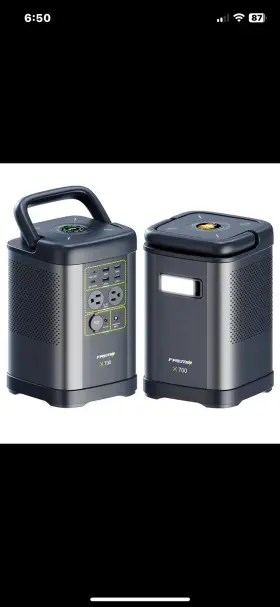 1000w Fremo 6974474530001 Portable Battery Power Station Lifepo4 662wh Up 2 Ac Output Solar-ready 1000w Fremo 6974474530001 Portable Battery Power Station Lifepo4 662wh Up 2 Ac Output Solar-ready