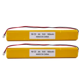 Fp-nd9.6v-001 Fulpower 2 Pack 9.6v 900mah Ni-cd Exit Sign Emergency Light Battery - Compatible With Fp-nd9.6v-001 Fulpower 2 Pack 9.6v 900mah Ni-cd Exit Sign Emergency Light Battery - Compatible With
