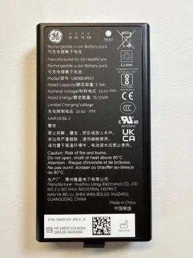 Pn5945123 Ge 5945123 Rechargeable Li-ion Battery Pack U80663r01 5.3ah 14.4v Medical P141 Pn5945123 Ge 5945123 Rechargeable Li-ion Battery Pack U80663r01 5.3ah 14.4v Medical P141