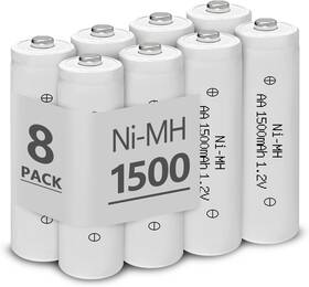 Genyestar 313106284268 Aa Rechargeable Batteries Nimh 1.2v Double A 1500mah High Capacity Battery Pre-c
