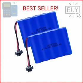 Genyestar 738058706796 2 Pack 6.0v 700mah Ni-cd Rechargeable Aa Battery For 11 Channel R