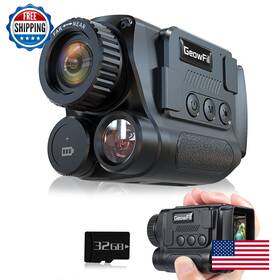 Geowfiitech B09sz2r68b 4k Night Vision Monocular Goggles Ir 8x Zoom 984ft Range 40mp