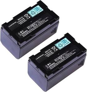 Giobbiy 744759384058 2-pcs Bdc70 7.2v 5240mah Replacement Battery For Sokkia Total Stations/