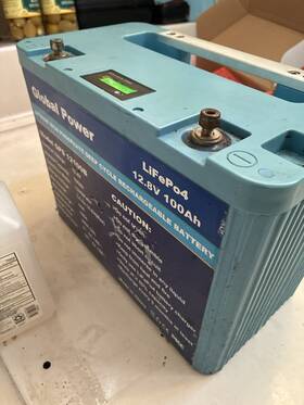 Global Power Gp12-100b Lifepo4 12.8v 100ah Deep Cycle Rechargeable Battery With Lcd