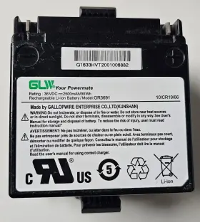 Gr3691 Glw Genuine Lg Battery 90wh 36vdc For Razor Dlx 2.0 Scooter - No Charger