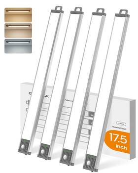 Goodea B0f99hbzfr 17.5 Inch Wireless Under Cabinet Lights 4500mah Rechargeable Motion Sensor