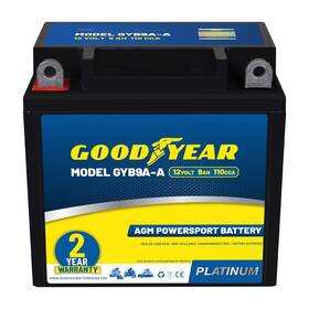 Goodyear Gyb9a-a - 12 Volt 9 Ah 110 Cca Rechargeable Standard