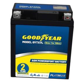 Goodyear Gytx7l - 12 Volt 7 Ah 120 Cca Rechargeable High-performance
