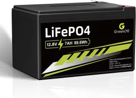 Goe-12v Greenoe 12.8v 7ah Lithium Lifepo4 Battery - 2000 Cycles Lightweight Built-in Bms Ide Goe-12v Greenoe 12.8v 7ah Lithium Lifepo4 Battery - 2000 Cycles Lightweight Built-in Bms Ide
