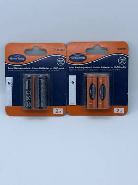 Harbor Breeze 840623114063 Landscape Lithium Solar Rechargeable 1000 Mah 3.2 Volt Batteries C3