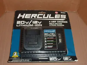Hc04 Hercules 792363565592 New Lithium Ion 20v/12v Multi Voltage Battery Fast Charger Hc04 Hercules 792363565592 New Lithium Ion 20v/12v Multi Voltage Battery Fast Charger
