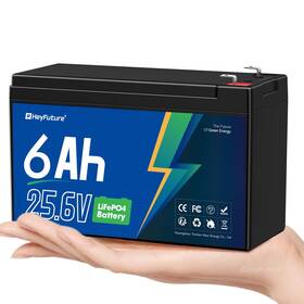 Heyfuture Q25-06s05h001 24v 6ah Lifepo4 Battery Pack Built-in 10a Bms Rechargeable Deep Cycle Lithi