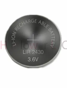 Lir2430a5 Hillflower 10 Pcs Lir2430 2430 Tt Bulk 3.6v Rechargeable Lir Genuine Lithium Battery