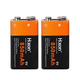 Hixon Hixmax-h-k007q019 9v Rechargeable Batteries 850ma Pp3 6f22 9volt Recharge Lithium-ion Battery