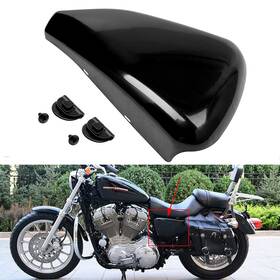 Hiyoyo Hy-mp-001-14 Gloss Black Left Side Battery Cover For Harley Sportster Xl883 Xl1200 1200 88