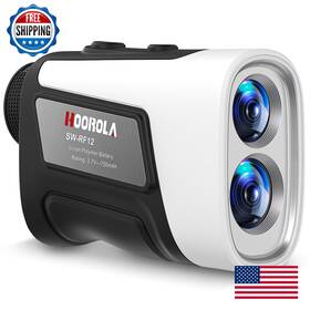 Hoorola B0fcfkk5vz Golf Rangefinder With Slope Magnetic Stripe 1200 Yards 7x Magnify