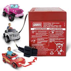 Impact Battery 609465326252 Replaces Only Red Colored 6 Volt Power Wheels Not For