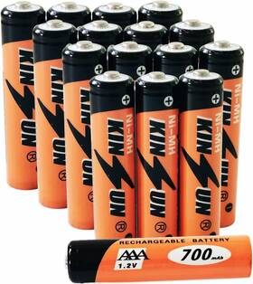 Industries Ltd Ks16pkaaa700 Aaa 700mah 1.2v Nimh Rechargeable Batteries For Outdoor Solar Garden Lights Land
