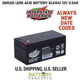Interstate Batteries Sla1041 Apc Es Es350u Replacement 12v 3.5ah