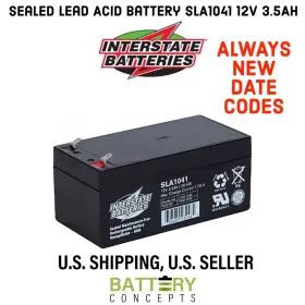 Sla1041 Interstate Batteries Apc Es Es350u Replacement 12v 3.5ah Sla1041 Interstate Batteries Apc Es Es350u Replacement 12v 3.5ah