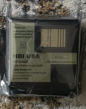 Hbp-qln420l Ion 221223 Lithium Rechargeable Battery 7.2 V 6700ah Hbp-qln420l Ion 221223 Lithium Rechargeable Battery 7.2 V 6700ah