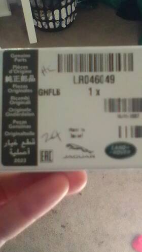 Jaguar Land Rover Lrd46049 Rechargeable Battery Gnlfb