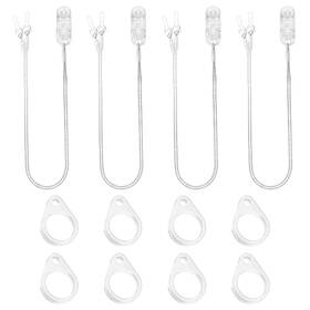 Jfrhuds 2505yll0968y01j29zxlus-fba 4 Pack Hearing Aid Clips To Prevent Loss Adjustable Lanyard Antil