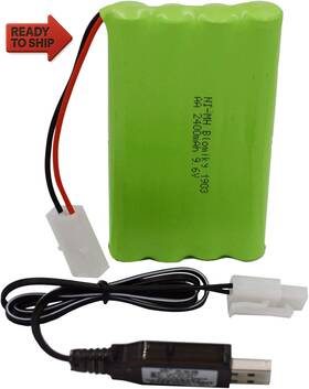 Jinlongjie 445047137136 Blomiky 1 Pack 9.6v 2000mah Nimh Rechargeable 8-cell Aa Battery Packs With Stan