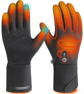 Js Lifestyle B0fd2vc2t3 Heated Gloves Hg02 7.4v Rechargeable Battery Touch Screen Warm