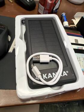 Kanka Spes-0822 Brand New Solar And Usb Rechargeable Battery 30 Hrs Lift Ships Free