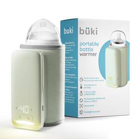 Kindersense B0cbnlqn9t B Ki Portable Baby Bottle Warmer Fast Heating Leak-proof Adjustable Rechargeable