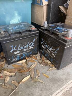 Kinetik Hc1800bluaz2 Hc1800-blu-az2 Power Cell Battery Black