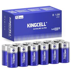 Kingcell 764938940493 D Batteries 12 Pack Hight Performance Cell Battery With 10-year Shelf Life