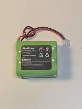 Kovhihav 2gig-batt1 7.2v 2000mah Battery For 2gig Gocontrol Gc2 Alarm Panel Pers-4200 Batt1 Batt1x