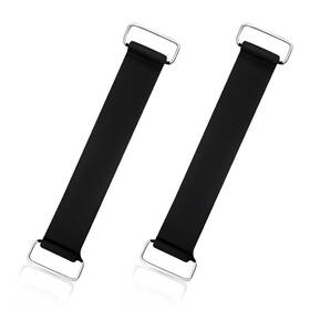 Kvaey Kvaey-3694mb 4 Pcs Motorcycle Battery Strap Stretchable Rubber Band Metal Buckles Batteries