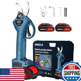 Lagatuns B08yfjy6qv Omola Electric Pruning Shears 21v Rechargeable Battery 2 Blades 1inch Cutting Di