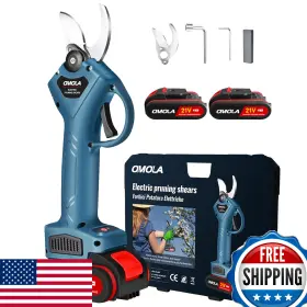 B08yfjy6qv Lagatuns Omola Electric Pruning Shears 21v Rechargeable Battery 2 Blades 1inch Cutting Di