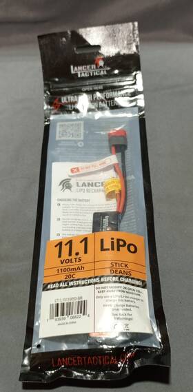 Lancer Tactical 193939068224 11.1 Volts 1100mah