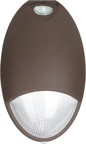 Led Energy Plus 679625604575 Emergency Light 12w 100-277vac Ul-924 Ip65 Dark Bronze Battery Backup 1 Pack