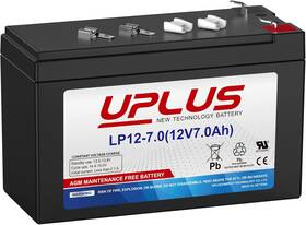 Leoch Battery 705353361418 Uplus 12v 7ah Sla Agm Security Alarm Rechargeable For Home Fire