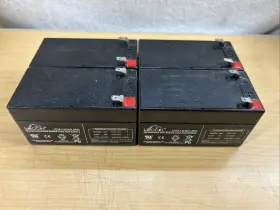 Lp12-1.3 Leoch Lot Of 4 - Battery 12v 1.3ah 6060 Lp12-1.3 Leoch Lot Of 4 - Battery 12v 1.3ah 6060